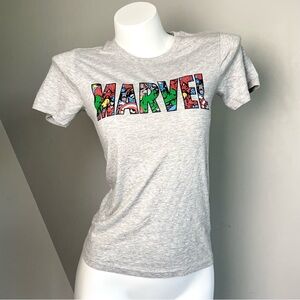 Marvel Y2K Grey Graphic T-Shirt